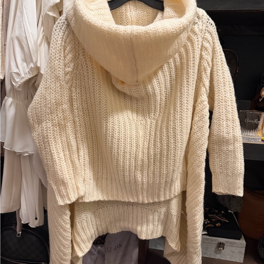 MICHAEL Michael Kors Cream Cowl Neck Sweater